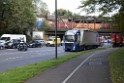 LKW blieb unter Bruecke haengen Koeln Ehrenfeld Innere Kanalstr Hornstr P500